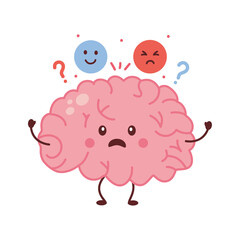 human brain confused with depression