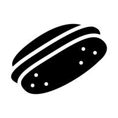 Hotdog Solid Icon