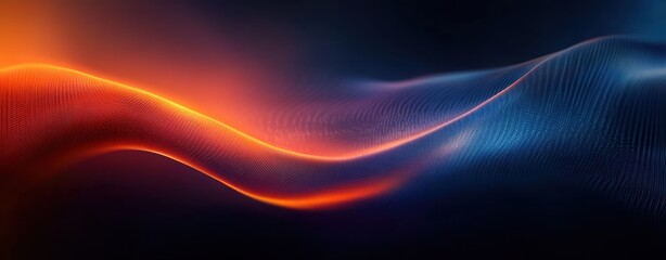 Fototapeta premium Abstract Wave Design Background Smooth Fluid Motion