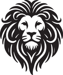 Lion Head Logo icon vector illustration