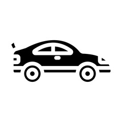 Sport Car Solid Icon
