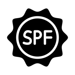 SPF Protection Solid Icon