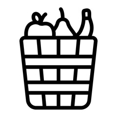 Bucket Fruit icon