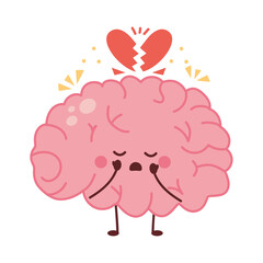 broken heart depression human brain