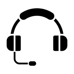 Headset solid icon