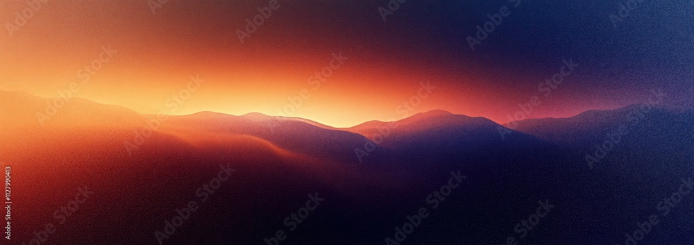 Poster warm gradient abstract landscape background smooth texture poster design