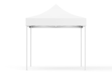 3D Render of Display Tent Mockup 3x3m for Advertising Design © Aksapix Studio