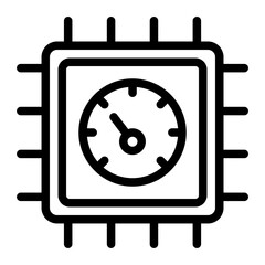 Obraz premium Speed Processor icon