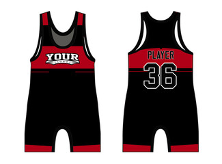 The wrestling singlets mockup is a perfect fit for all sports. The designs that go on casual wear, shirts, fashion apparel, and all kinds of team uniform