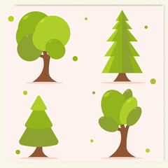 Collection of vector trees