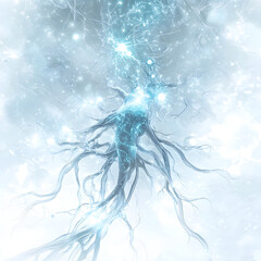 Intricate Nerve Cell Illustration