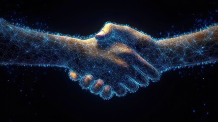 Handshake Symbolizing Partnership, Trust, Teamwork, Cooperation, Business Agreements, Relationships, Unity