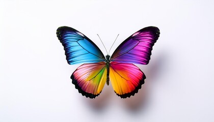 Fototapeta premium butterfly on a white background