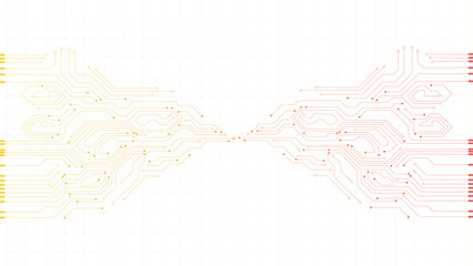 Abstract high-tech technology Circuit board background. Vector illustration