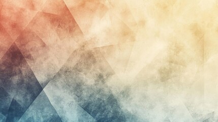 Abstract Geometric Pattern In Earthy Tones