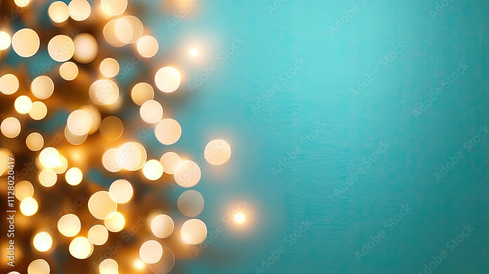 Aufkleber celebration of light bokeh background studio setting visual art soft colors close-up festive atmosph