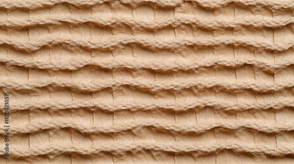 Poster wavy patterns on textured corrugated cardboard create a unique backdrop perfect for various craft an
