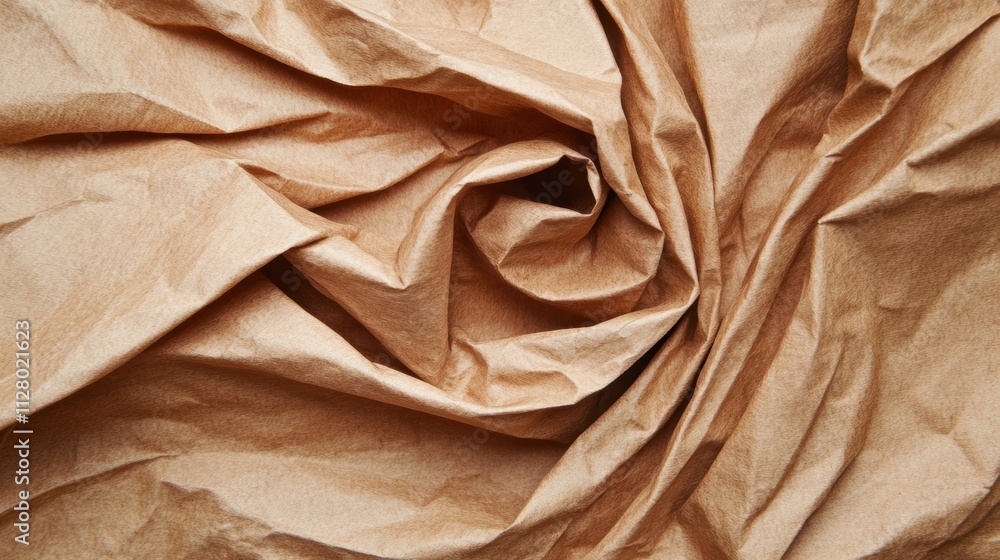 Poster the wrinkled brown paper features a complex texture that adds depth and warmth, perfect for various 