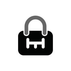 Strong Password icon illustration flat