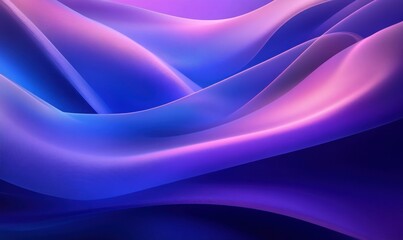 Obraz premium Futuristic Abstract Gradient Shapes 3D Render