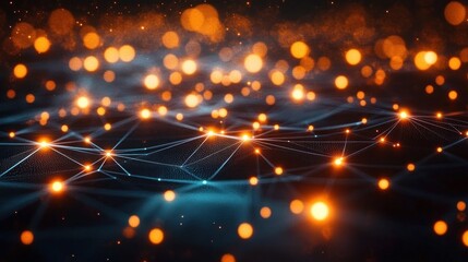 Business Strategy Network Concept for Human Resources Management and Team Collaboration