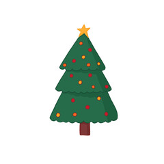 christmas tree illustration