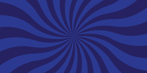 Background sunburst pattern blue design. Vintage sunrays illustration swirl grunge backdrop line. sun beam vector banner design and comic burst gradient concept pattern.