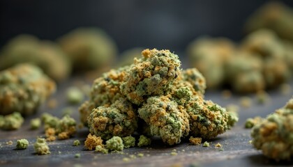 Fototapeta premium Cannabis bud