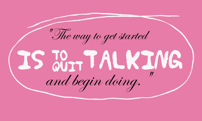 Lettering quotes motivation for life and happiness. Calligraphy Inspirational quote. Morning motivational quote design. For postcard poster graphic design.eps