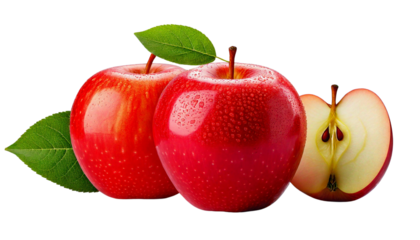 Fresh Ripe Apple Isolated on White Background