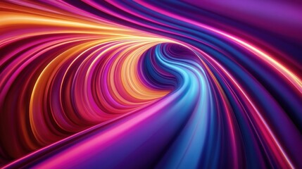 Abstract Colorful Vortex: A Symphony of Swirling Hues