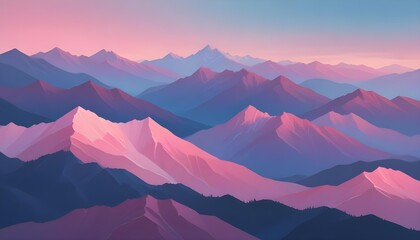 Mountain Background Mount Everest Sunset Sunrise Landscape Natural Beauty Peaks Hills Volcano View