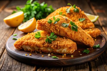 Air Fryer Breaded Fish Fillets: Crispy Coating, Low Light Photography Recipe