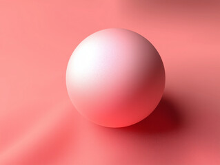 3D sphere isolated with a minimalist style