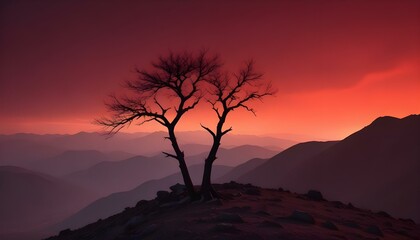 Mountain Background Mount Everest Sunset Sunrise Landscape Natural Beauty Peaks Hills Volcano View