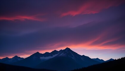 Mountain Background Mount Everest Sunset Sunrise Landscape Natural Beauty Peaks Hills Volcano View