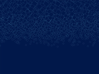 Squares blue technology pattern. Vector illustration