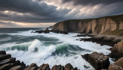 Obraz premium Morning Sunrise Evening Sunset Ocean Palm Coconut Tree Sunlight Peaceful Horizon Background Texture