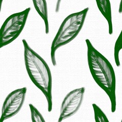 seamless pattern with leaves