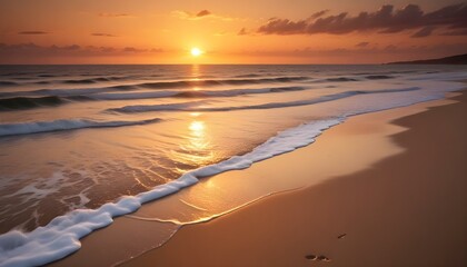 Morning Sunrise Evening Sunset Ocean Palm Coconut Tree Sunlight Peaceful Horizon Background Texture