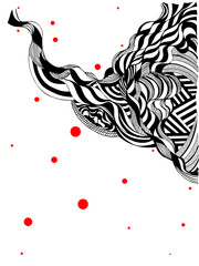 elephant abstract poster