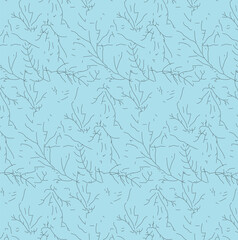 seamless pattern with branches