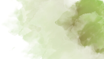 Enchanted Green Waves A Mesmerizing Abstract Watercolor Journey Through Fluid Motion and Lush Shades of Forest and Mint