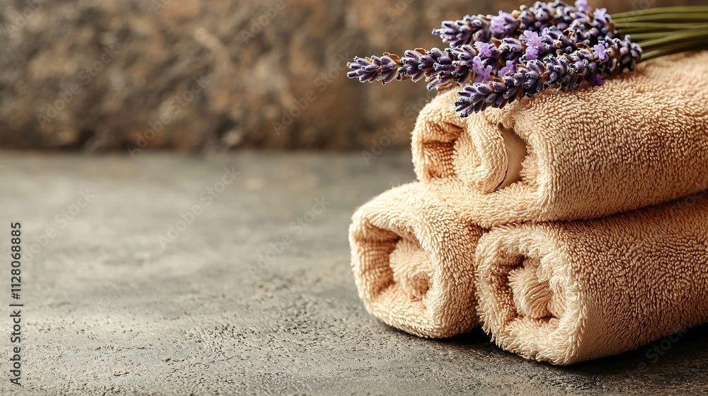Aufkleber a holistic spa session focusing on aromatherapy using calming scents like lavender and eucalyptus st