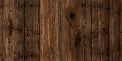 Vertical Rustic Wooden Paneling with Natural Grain, Knots, and Textures in Varying Brown Shades