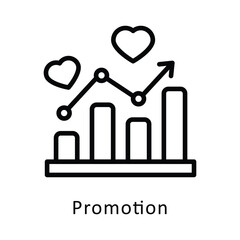 Promotion Vector Outline Icon. Eps file 10