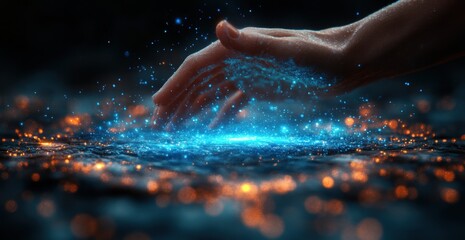 Businessman Interacting with Virtual Value Scale for Growth and Investment Strategies