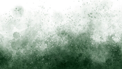 Enchanted Green Waves A Mesmerizing Abstract Watercolor Journey Through Fluid Motion and Lush Shades of Forest and Mint