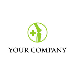 modern and clean health clinic logo concept