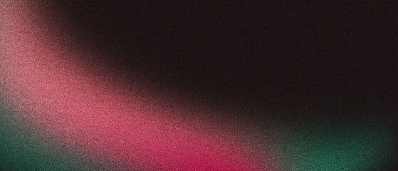 Abstract noise gradient in pink and green with dark background